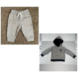 DKNY Gray JumpSuit Matching Set Size 18 Months